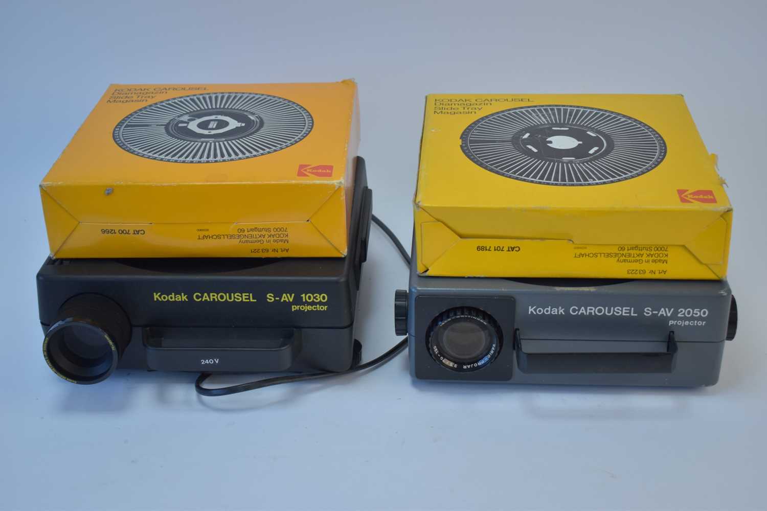 Lot 832 - Two Kodak Carousel slide projectors.