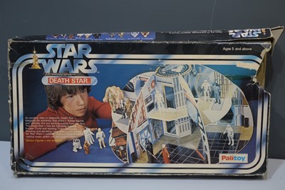 Lot 1254 - Palitoy Star Wars Death Star, boxed (poor condition).