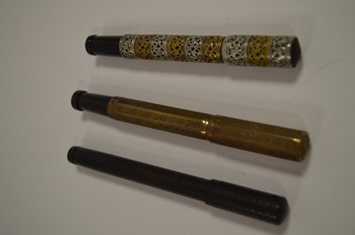 Lot 685 - Three Safety fountain pens