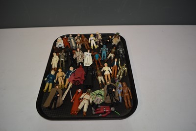 Lot 1278 - Thirty-six Star Wars action figures, various stamps CPG, LFL, GMFG c1980.