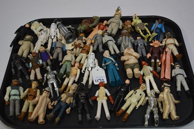 Lot 1172 - Forty-one Star Wars action figures mostly stamped LFL and various dates c1980.