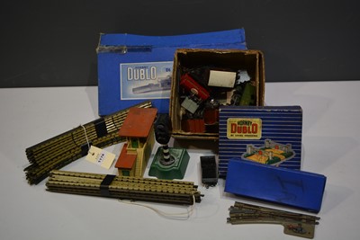 Lot 1178 - Hornby Dublo locomotive and accessories.