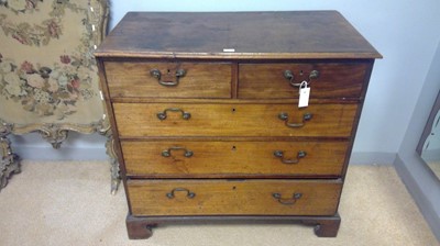 Lot 566 - George III chest of drawers.