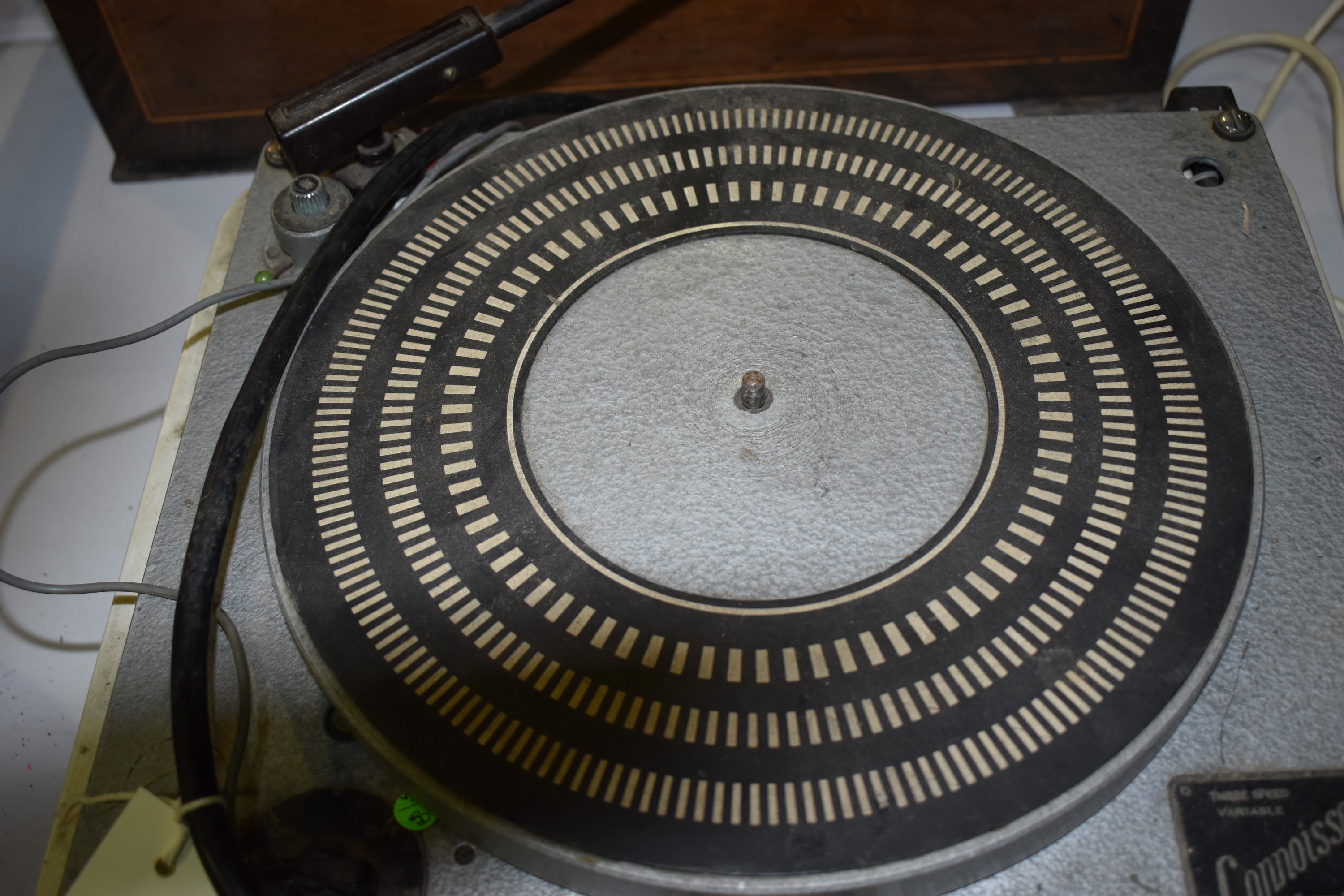 Lot 804 - Sugden Connoisseur turntable and Quad