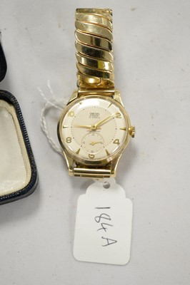 Lot 184 - Smiths Everest gold cased wristwatch