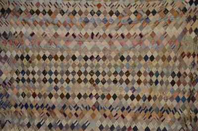 Lot 347 - Patchwork quilts and table runner