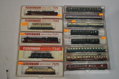 Lot 1297 - Fleischmann Piccolo N Gauge locomotives