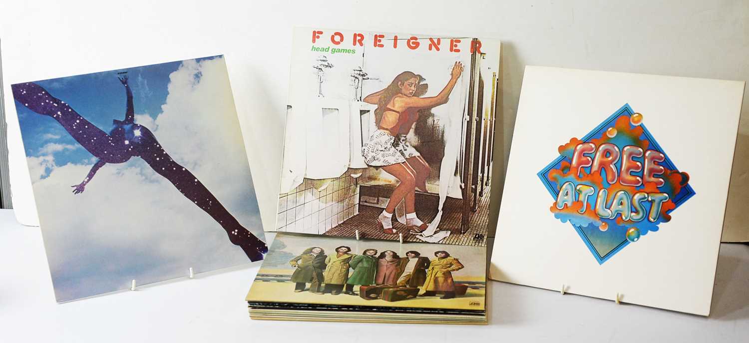Lot 910 - Free and Foreigner LPs