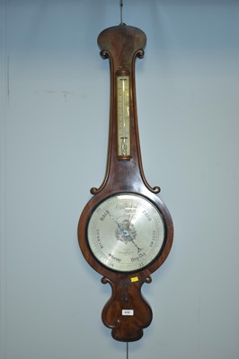 Lot 410 - A & J Casartelli, Liverpool wheel barometer.