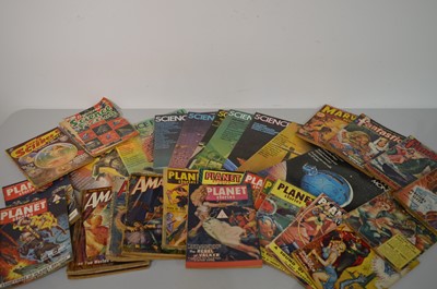 Lot 1305 - Sci-Fi pulp magazines; and New English Library Science Fiction Monthly.
