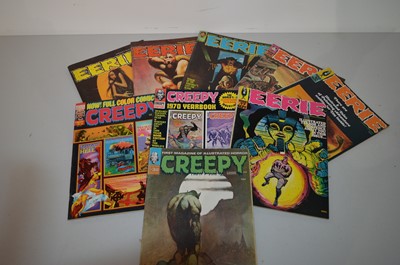 Lot 1316 - Creepy; Creepy Year Book; and Eerie by Warren.