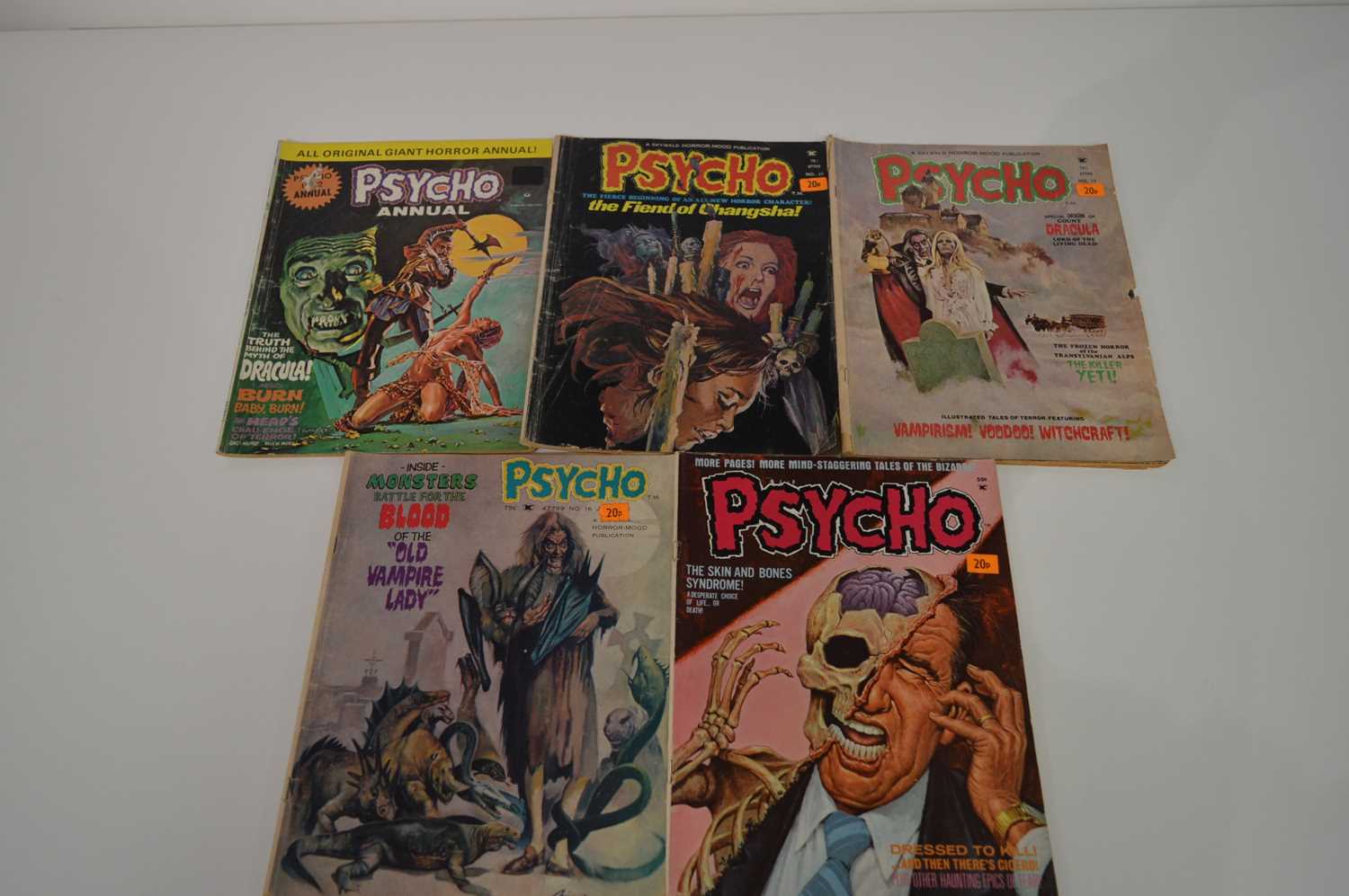 Lot 1340 - Psycho Comics and Psycho Annual.