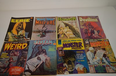 Lot 1343 - Quasimodo's Monster Magazine; and other horror magazines.