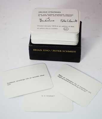 Lot 853 - First Edition Oblique strategies by Brian