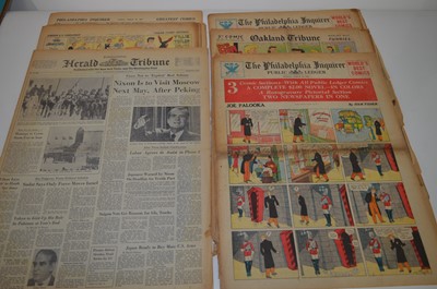 Lot 1358A - The Philadelphia Inquirer Comics Section; and other American comic sections.