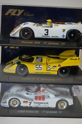 Lot 496 - Ten Fly classic slot cars, cased