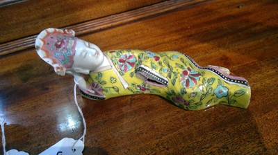 Lot 590 - Pair of Chinese wall hanging figures