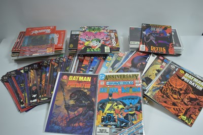 Lot 1420 - Batman v Predator; and other Batman, Robin and Catwoman novels and comics.