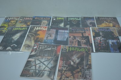 Lot 1428 - Hellblazer comics and album.