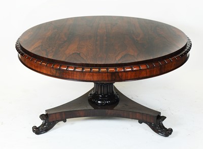 Lot 839 - A  Victorian breakfast table stamped Gillows
