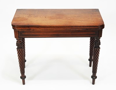 Lot 841 - A 19th Century Gillows mahogany card table