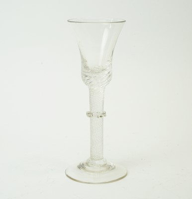 Lot 559 - 18th Century wine glass
