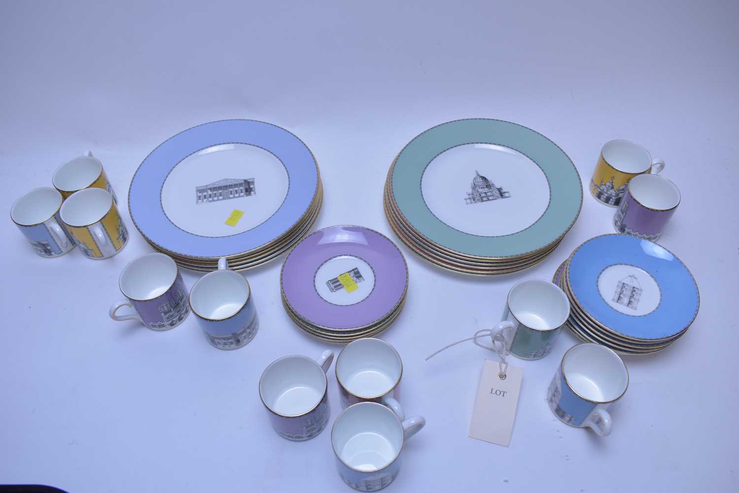 Lot 231 - Wedgwood coffee cups, saucers and plates.
