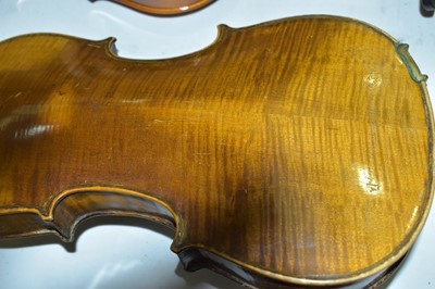 Lot 708 - Violin and Maidstone case.