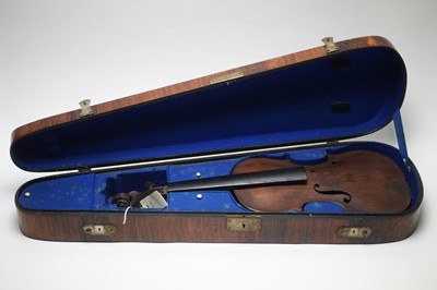 Lot 710 - Violin in rosewood case