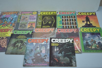 Lot 1477 - Creepy Horror Magazine by Warren; and Creepy Year Book.