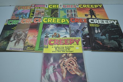 Lot 1478 - Creepy Horror Magazine by Warren; and Creepy Year Book.