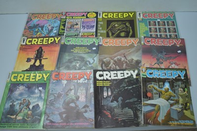 Lot 1479 - Creepy Horror Magazine by Warren; and Creepy Year Book.