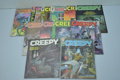 Lot 1480 - Creepy Horror Magazine by Warren; and Creepy Year Book.