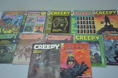 Lot 1481 - Creepy Horror Magazine by Warren; and Creepy Year Book.