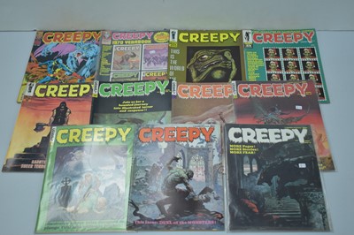 Lot 1484 - Creepy Horror Magazine by Warren; and Creepy Year Book.