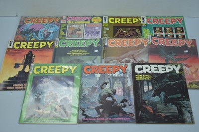 Lot 1487 - Creepy Horror Magazine by Warren; and Creepy Year Book.