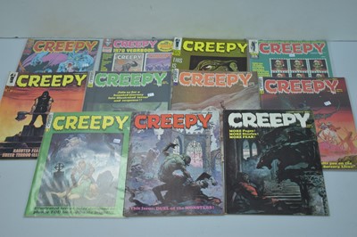 Lot 1488 - Creepy Horror Magazine by Warren; and Creepy Year Book.