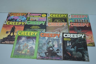 Lot 1489 - Creepy Horror Magazine by Warren; and Creepy Year Book.