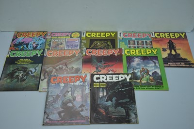 Lot 1491 - Creepy Horror Magazine by Warren; and Creepy Year Book.