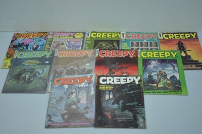 Lot 1492 - Creepy Horror Magazine by Warren; and Creepy Year Book.