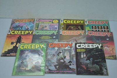 Lot 1493 - Creepy Horror Magazine by Warren; and Creepy Year Book.