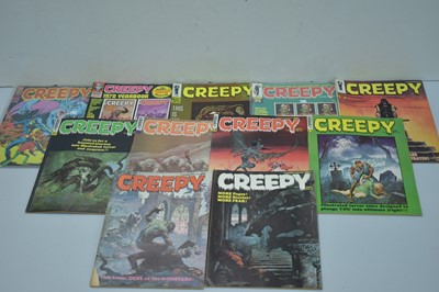 Lot 1494 - Creepy Horror Magazine by Warren; and Creepy Year Book.