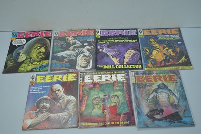 Lot 1503 - Eerie Horror Magazine by Warren, No's. 3, 6,...