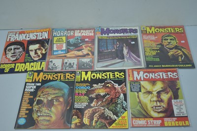 Lot 1508 - Famous Monsters of Filmland; and other comics.