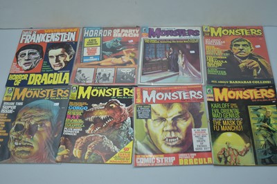 Lot 1509 - Famous Monsters of Filmland; and other comics.