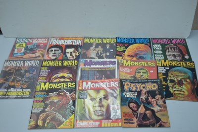 Lot 1510 - Famous Monsters of Filmland; and other comics.