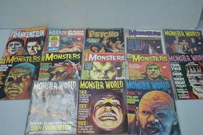 Lot 1512 - Famous Monsters of Filmland; and other comics.