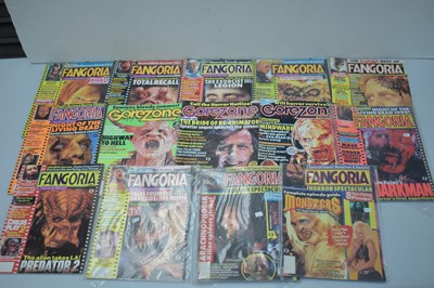 Lot 1513 - Sundry copies of Fangoria Horror and Gorezone Horror magazines.