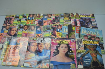 Lot 1518 - Science fiction, pop and comics-related magazines.