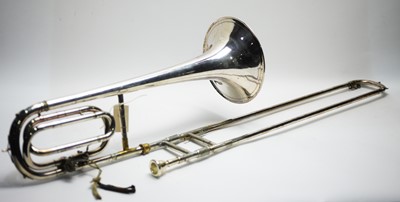 Lot 661 - Wilhelm Monke B flat and F bass trombone